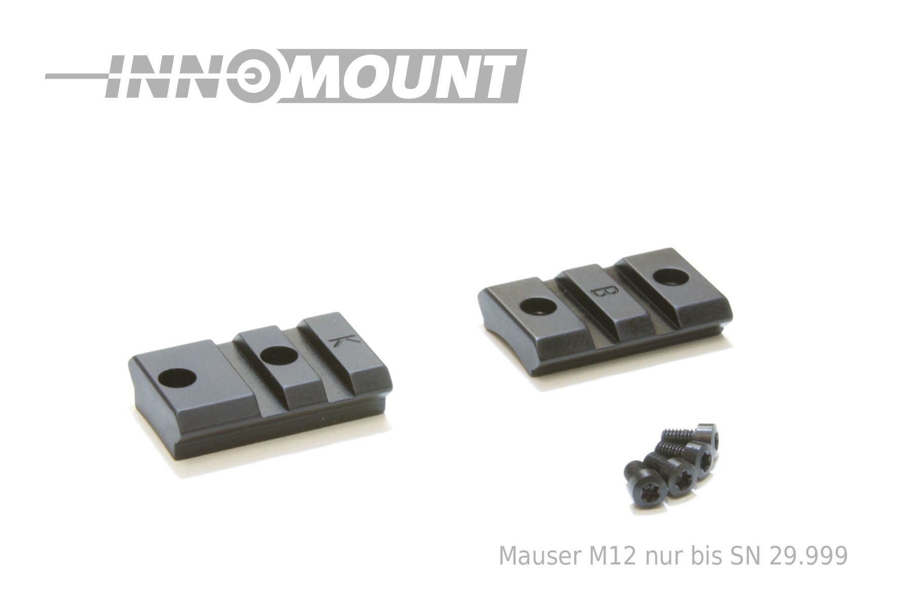 Base - Weaver - Mauser - Mod. K98/M12 D-L UNS 6-48 x 5,2 x 5 - Torx