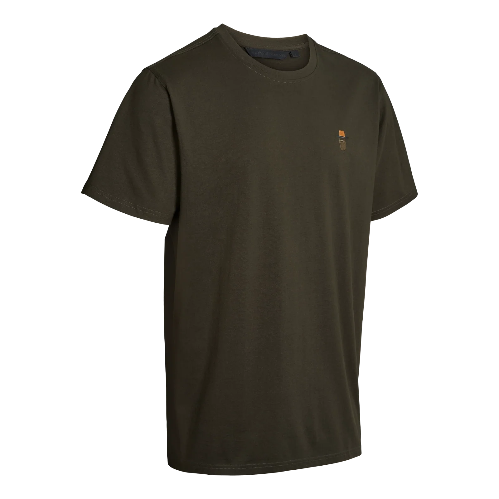 TORSTEN Baumwoll-T-Shirt - Dunkelgrün