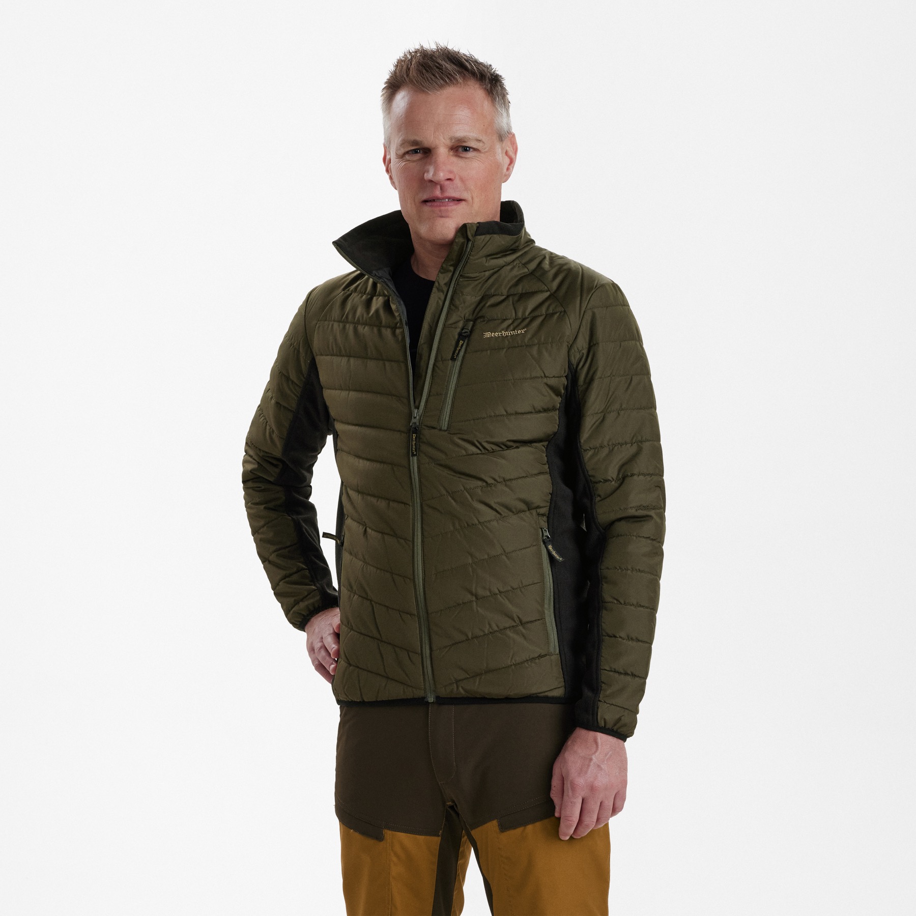 Moor Wattierte Jacke mit Softshell